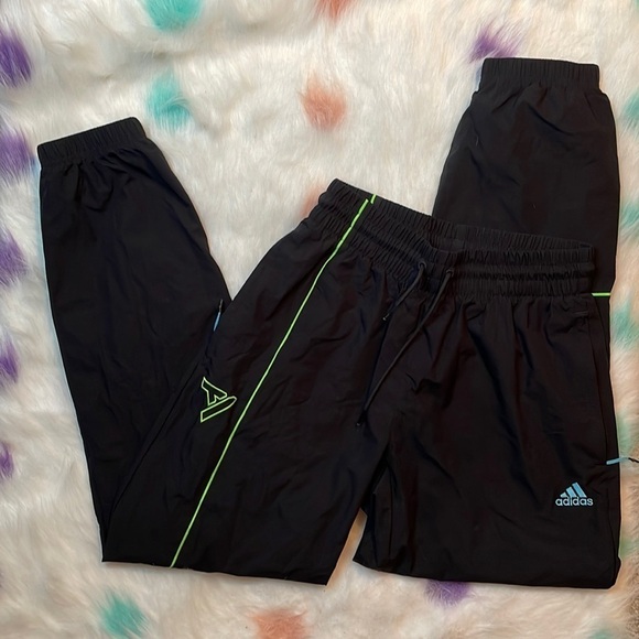 ADIDAS Black Trae Pants - Picture 1 of 9